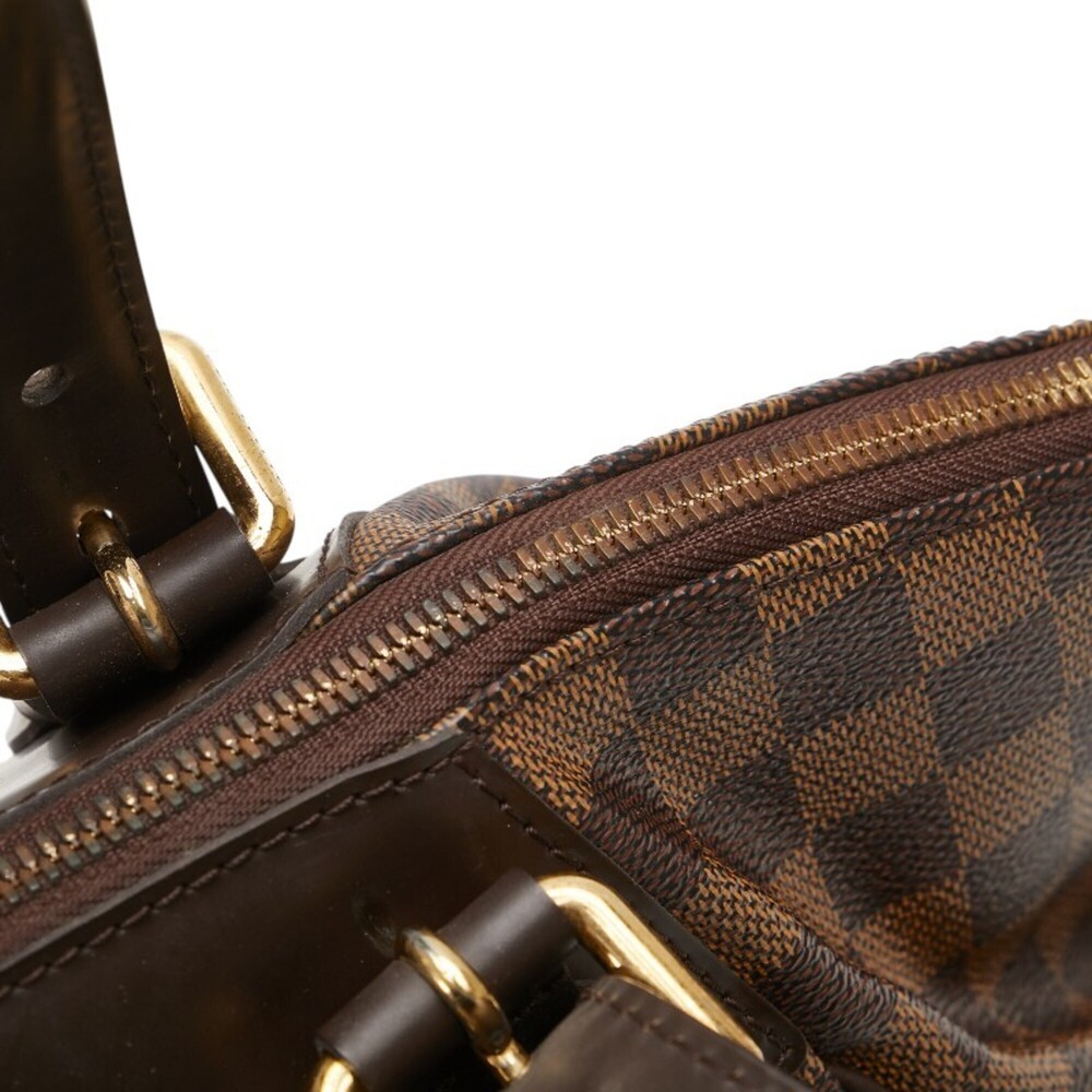 LOUIS VUITTON Authentic Brown Damier Leather Bag - Picture 9 of 13